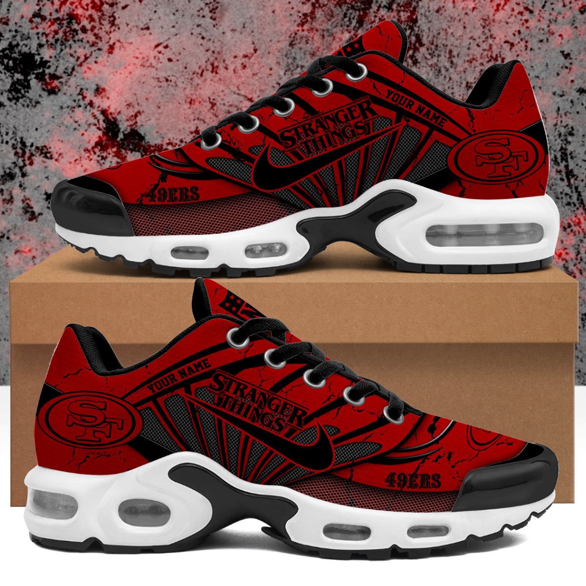 SF Stranger Things Personalized Air Max Shoes
